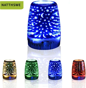 

Wireless Speaker USB Serial Bluetooth Speaker Led Colorful Light TWS Speaker Night Light Subwoofer Bluetooth Speaker