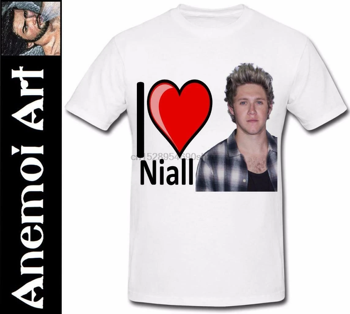 t449 I Heart Niall Horan, camiseta 1D One Direction, ropa de concierto|Camisetas| - AliExpress