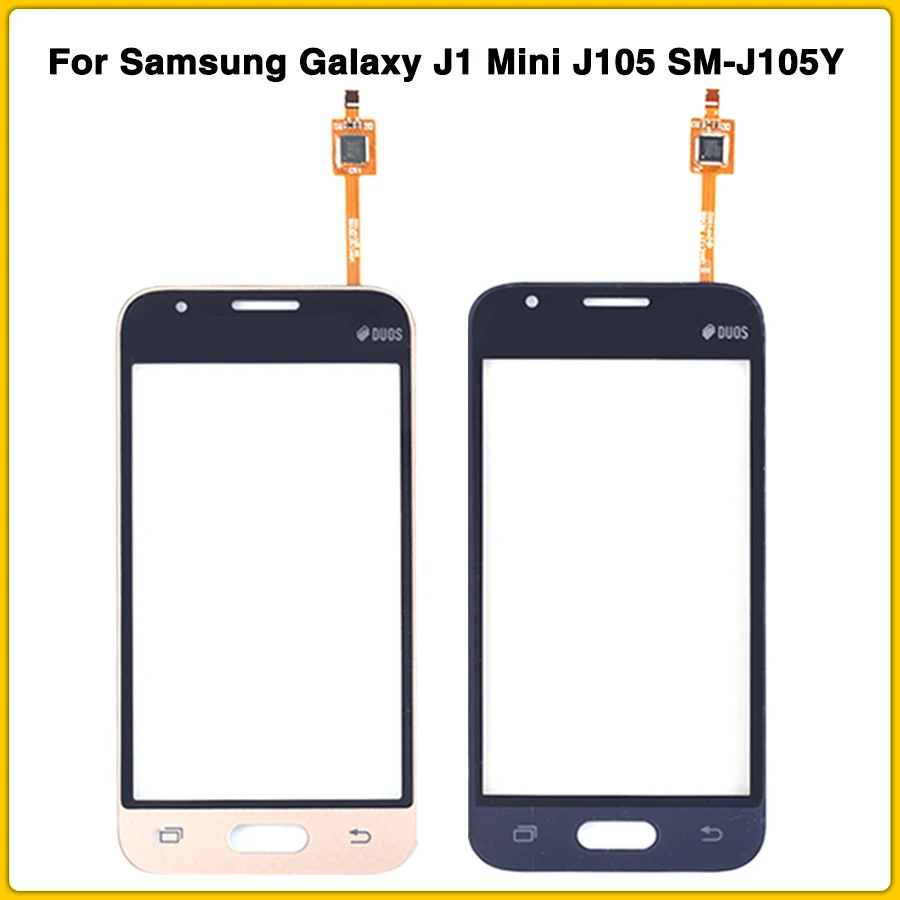 Сенсорный экран для samsung Galaxy J1 Mini J105 SM-J105Y J105H J105M сенсорный экран панель дигитайзер сенсор ЖК-дисплей передняя стеклянная линза