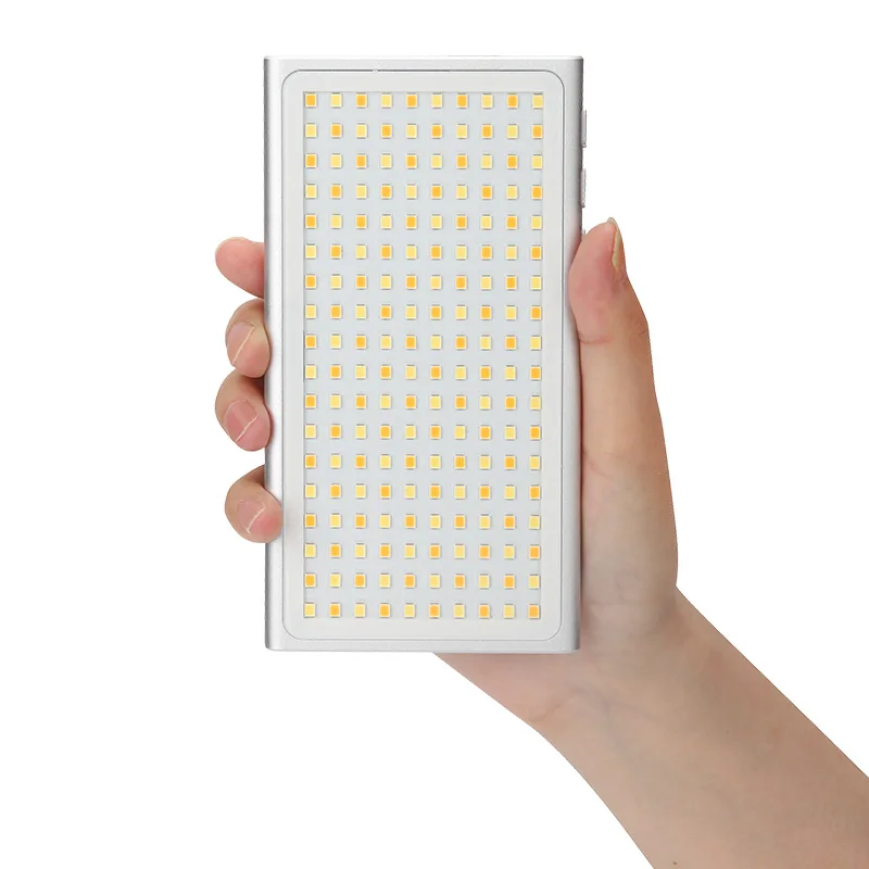 YB K10 LED видео свет 12W Карманный на камере светильник 180 шарики фотография лампа с