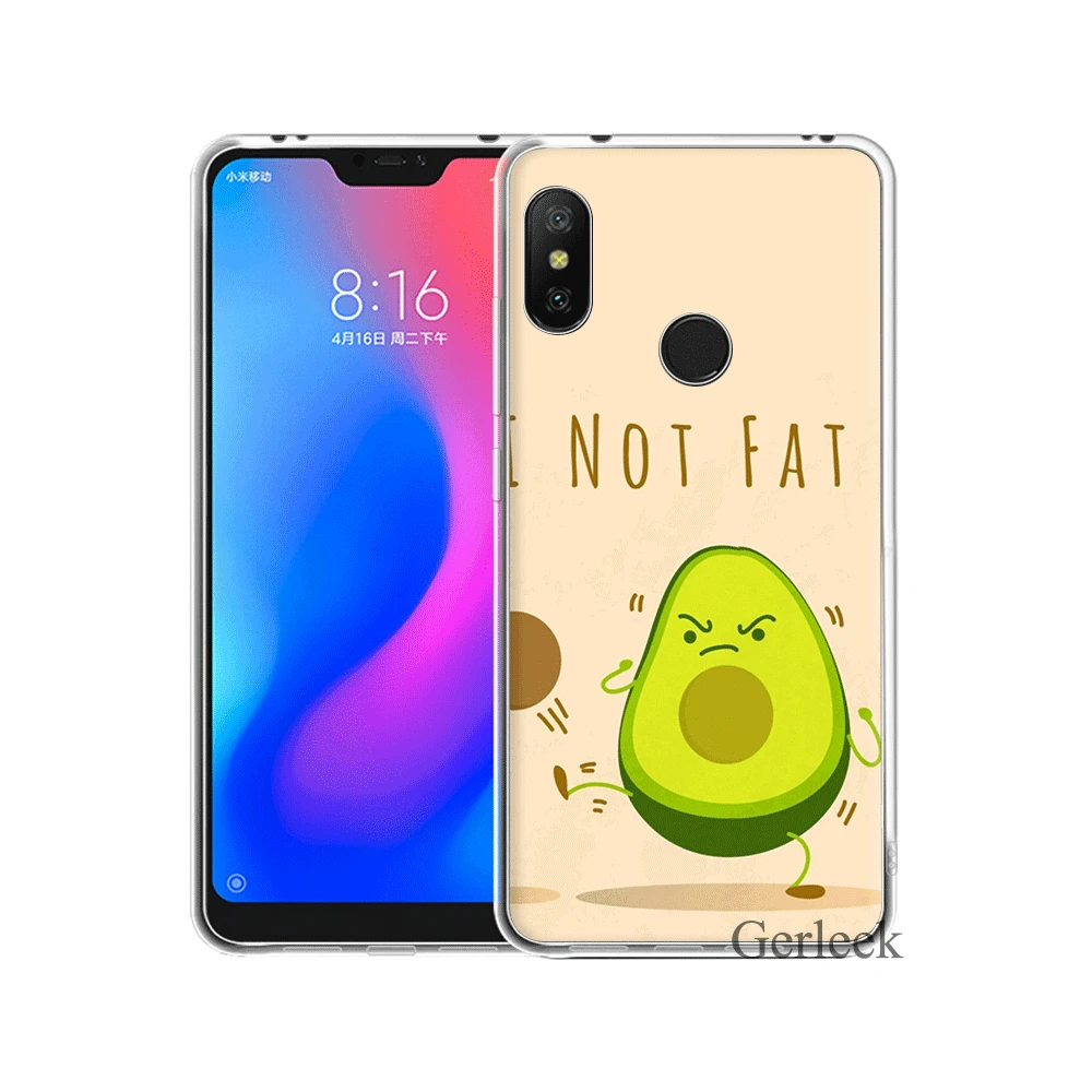 H8 Мобильный чехол для телефона для Redmi K20 7A GO S2 4X 4A 5A 6A Note 7 Pro, жесткий чехол с милым авокадо фруктовым покрытием - Цвет: H8
