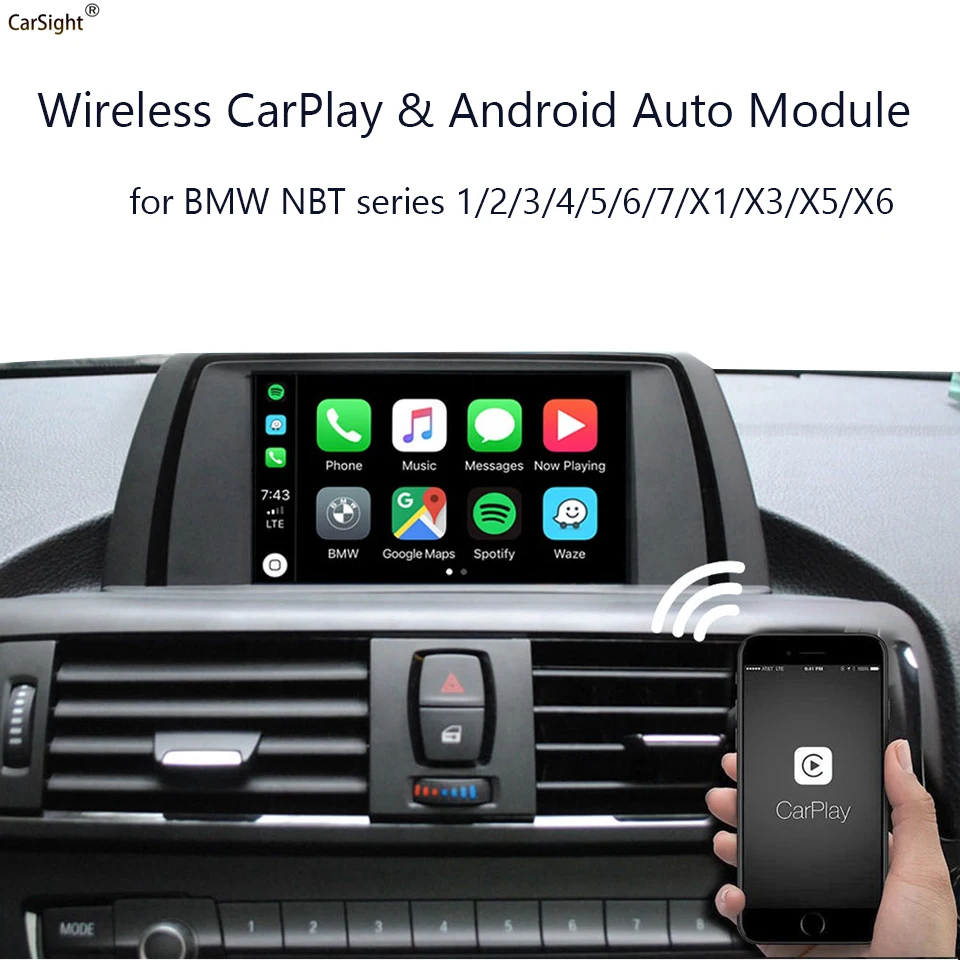 Автомобиль видео интеграционный интерфейс Apple CarPlay для BMW F22 F23 F45 F46 Особенности