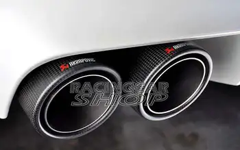 

AK Style Real Carbon Fiber Quad Exhaust Muffler Tips Pip for BMW BENZ VW AUDI M3 M5 M6 1M X5 X6 1pair B352W