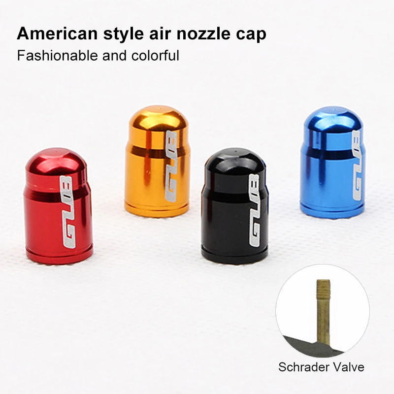 50pc Aluminum Bicycle Tire Valve Cap Ultralight Mountain Road Bike Tyre Cap Schrader/Presta Tire Valve Protector MTB Accessories