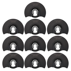 10 pces hcs flush segmento starlock multi lâmina de serra lâminas ferramenta oscilante para cortar plásticos drywall madeira
