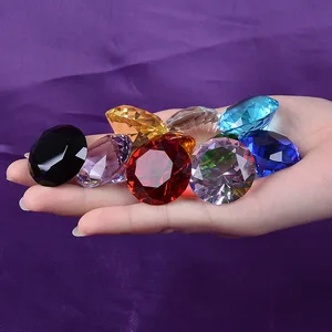 1 шт. оптический цветной хрустальный камень K9 мрамор Алмазный Камень Неправильной Формы 3 см ремесла орнамент Декоративные аксессуары подарок - изображение