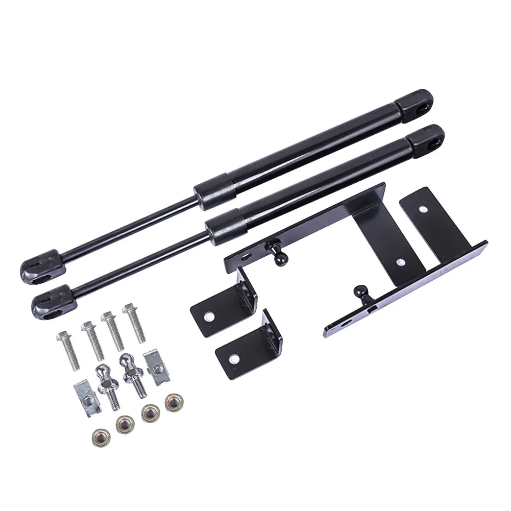 

1pair Durable Prop Bracket Hood Bonnet Front Trunk Strut Bar Replacement Lift Supports Hydraulic Spring Steel Auto For Tucson
