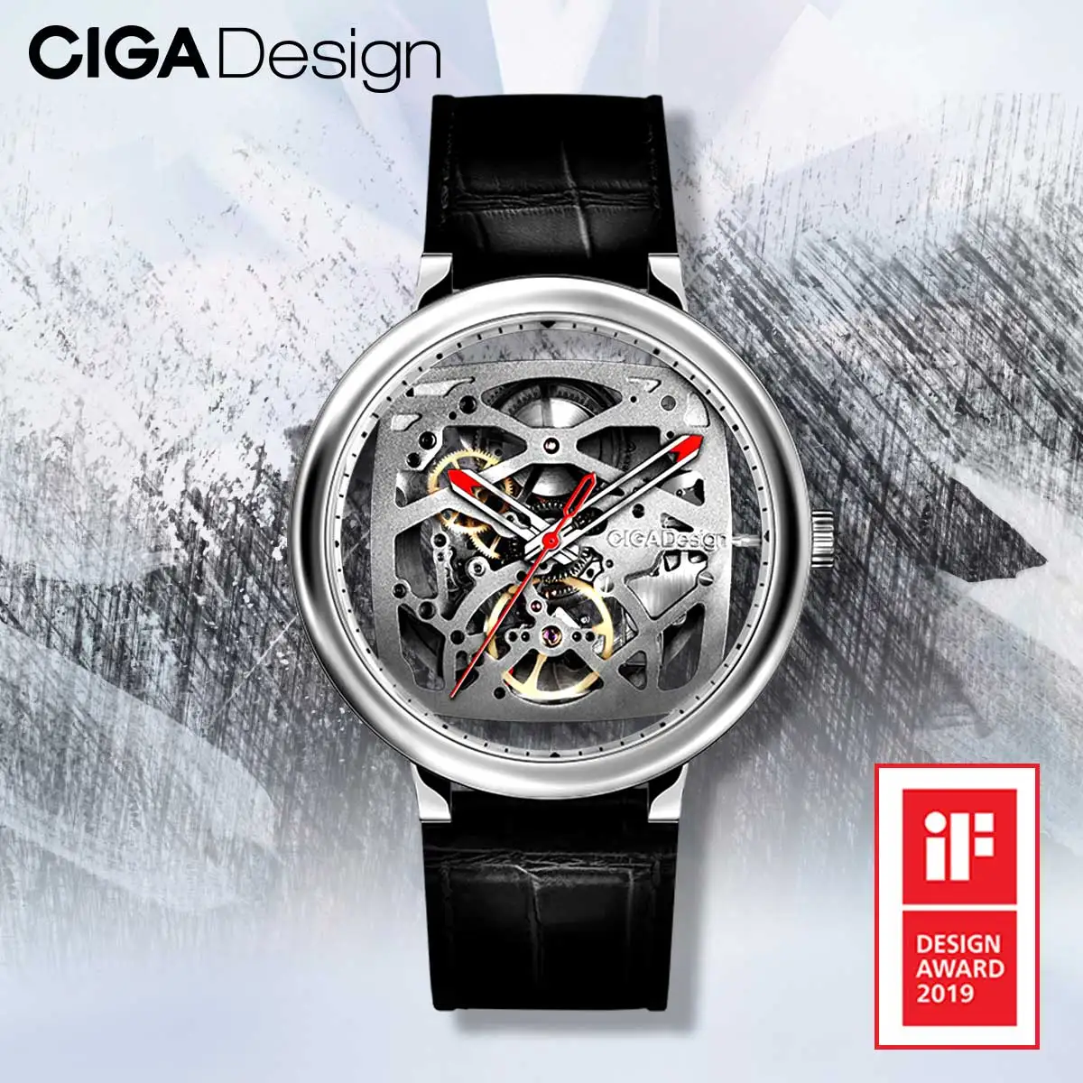 Часы CIGA Design автоматические мужские механические наручные часы Reddot с премиальным