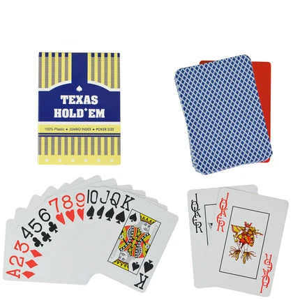 1 blue Texas Hold'em ПВХ пластиковые игральные карты Семейная Игра покер карты водонепроницаемые и скучные польские покер настольные игры - Цвет: 1 blue