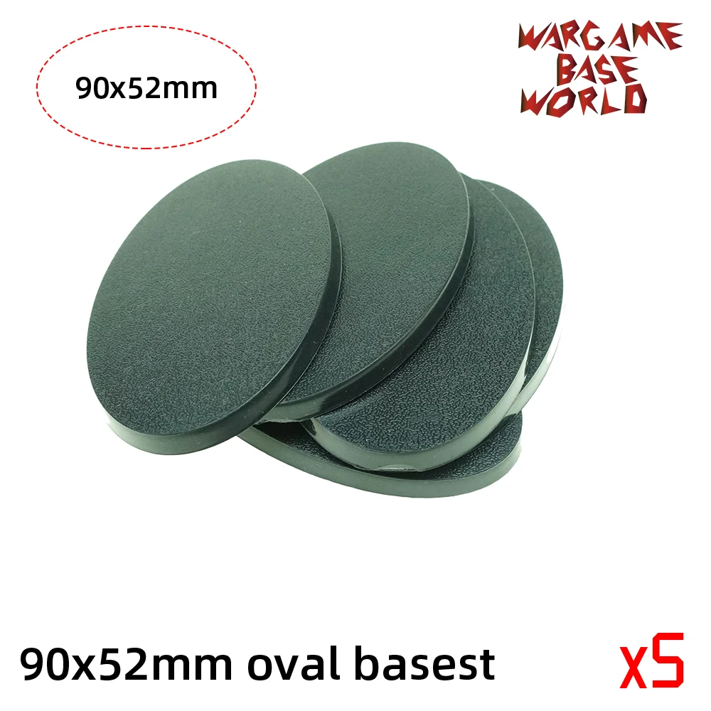 wargame base world -90 x 52mm oval bases for Warhammer 2