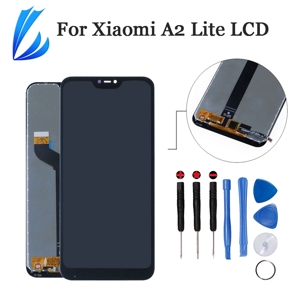 

Quality AAA Display Assembly For Xiaomi Mi A2 Lite LCD Panel Digitizer For Xiaomi Redmi 6 Pro Touch Screen Replacement