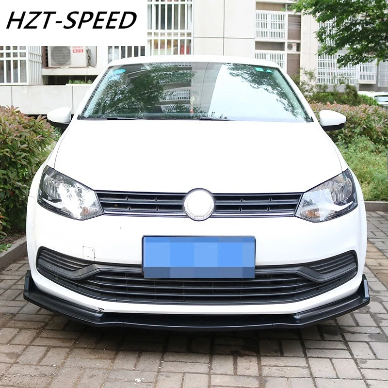 3 шт. ABS автомобильный протектор бампер передний спойлер для VOLKSWAGEN POLO