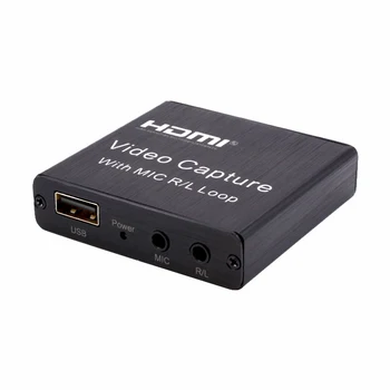 

4K 1080P HDMI To USB 2.0 Video Capture Card Phone Game Recording Box Recorder Game/Video LiveStreaming