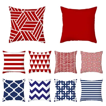 

Fuwatacchi Geometric Pattern Cushion Cover Polyester Variety Style Pillow Cover for Car Sofa Home Room Decorative Pillowcase