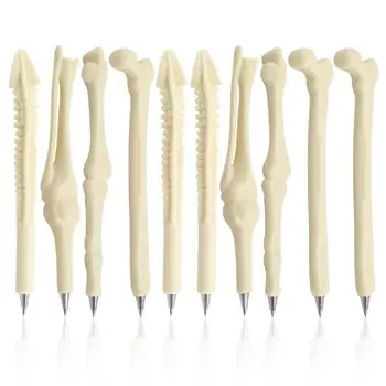 

1pc Funny Bone Shape Ballpoint Pens Creative Pen Office School Stationery Writing Supplies Student Reward Gift Toy