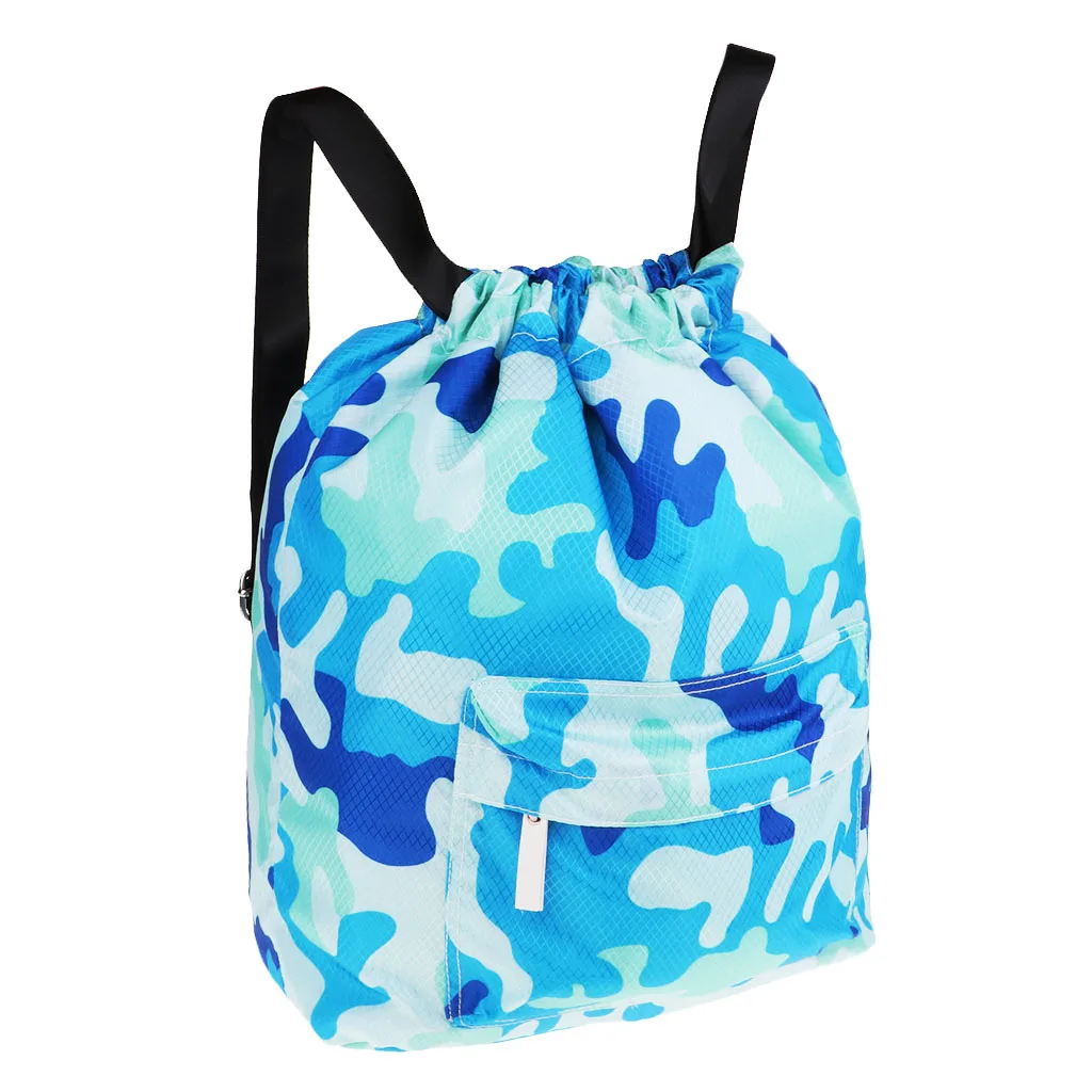 Waterproof Gym Swimming Drawstring Backpack Swim Beach Bag Swimming Bags For Hiking Camp
