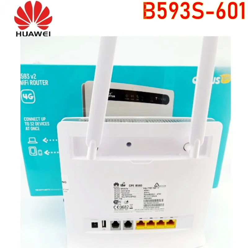 Разблокировка huawei B593s-601 LTE TDD 2300 МГц FDD 1800/2600 МГц 150 Мбит/с 4G 3g 2G маршрутизатор и 2 шт B593 антенна