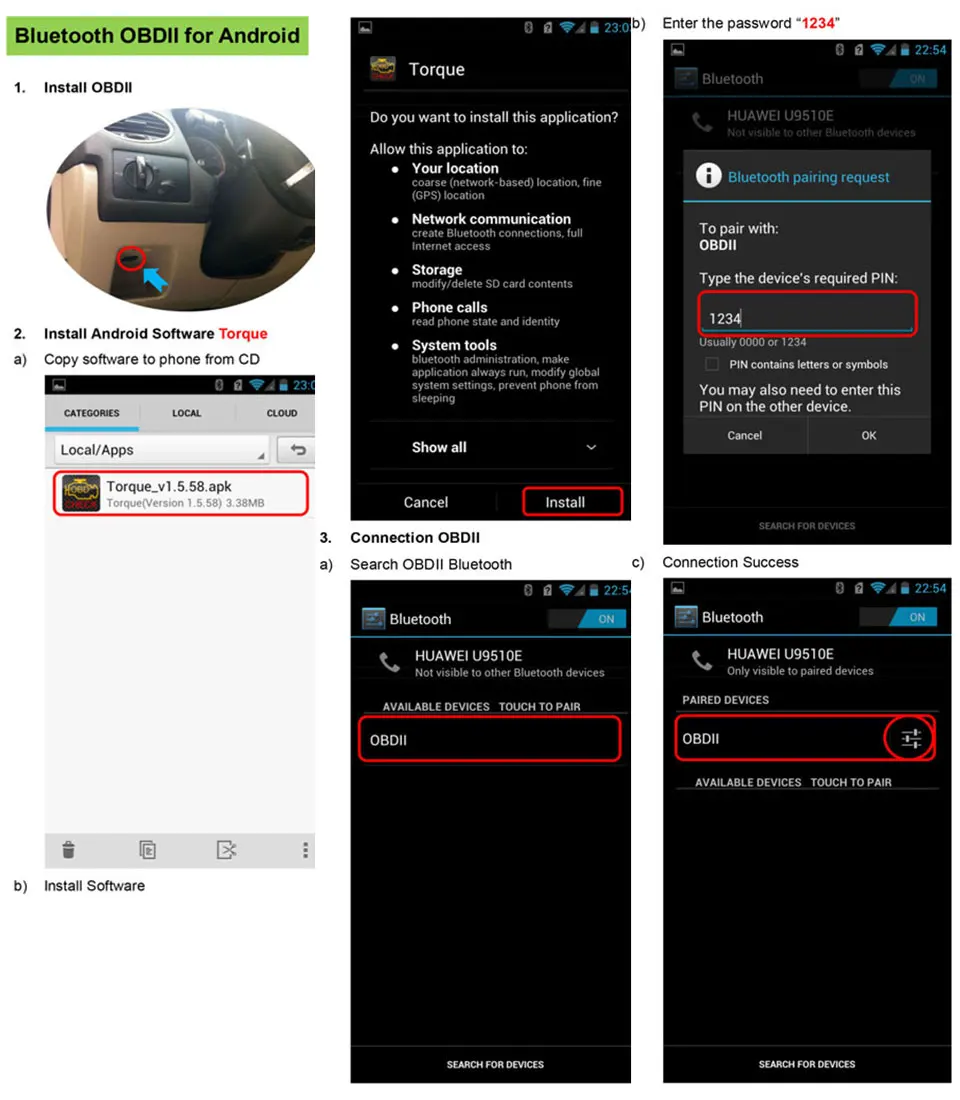 1-Elm327 v1.5 Bluetooth