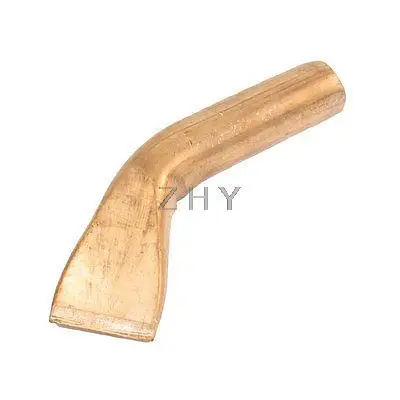

Replacement 300W 30mm Width Bend Welding Soldering Iron Tip Copper Tone