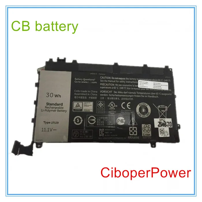 Оригинальное качество 271J9 Батарея для 3 7000 7350 серии GWV47 0GWV47 11,1 V 30Wh