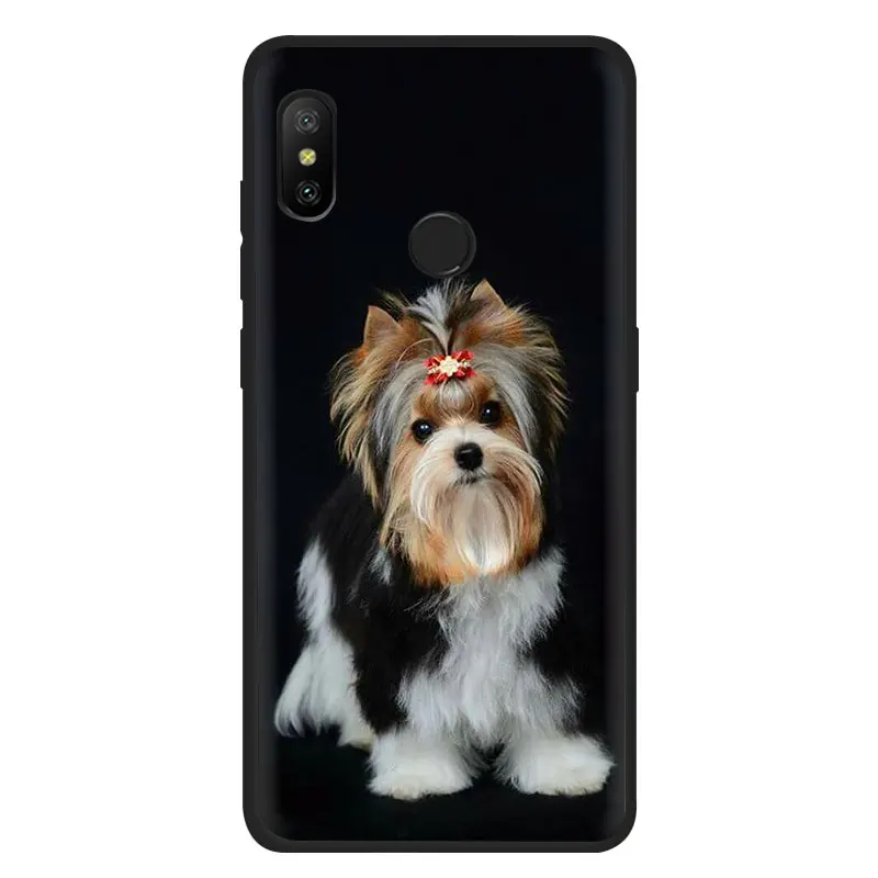 Мягкий ТПУ чехол для телефона EWAU йоркширский терьер собака для Xiaomi 6 8 9 SE A1 A2 Lite 9T CC9e A3 Pro MAX 3 F1 - Цвет: B1