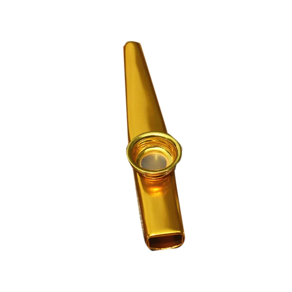 Металлические Kazoos Музыкальные инструменты флейты диафрагмы рот хороший