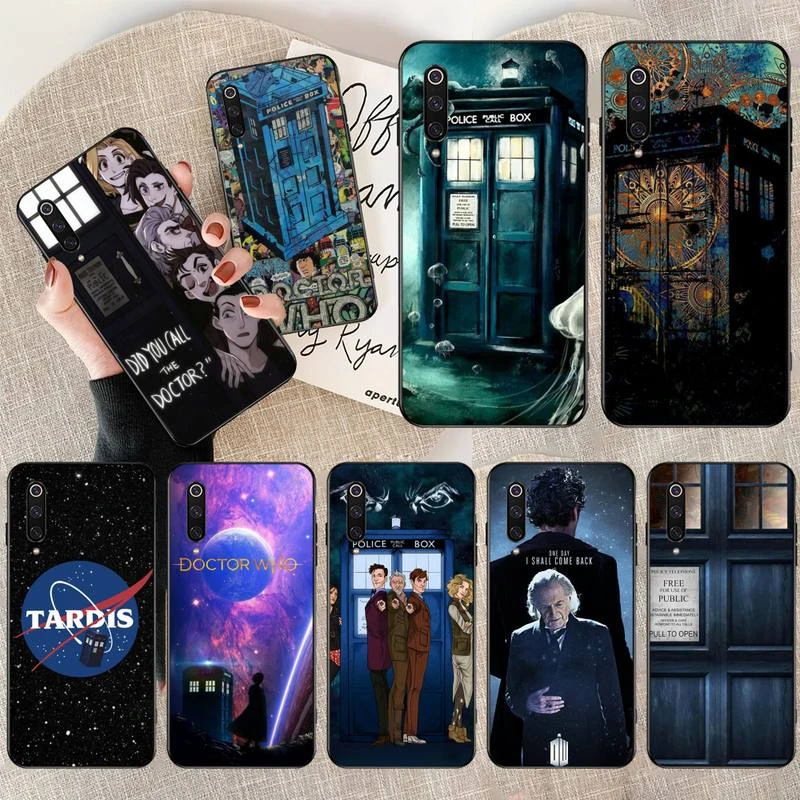 TV Doctor who Silicone Black Phone Case for Xiaomi Mi Note 10 Lite Mi 9T Pro xiaomi 10 10 CC9 Pro 9SE xiaomi leather case hard