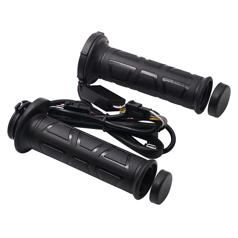 12V 12/24 Вт Регулируемая температура мотоциклов Подогрев ручка с тепло термоусадочная T Буш и многоступенчатый Регулируемый переключатель