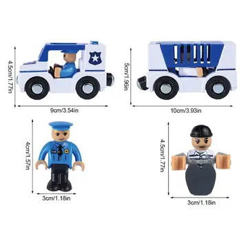 

New Multi-functional Police Car Fire Truck Ambulance Toy Remote Control Car Toy For Kids Compatible With Thomas Wooden Track