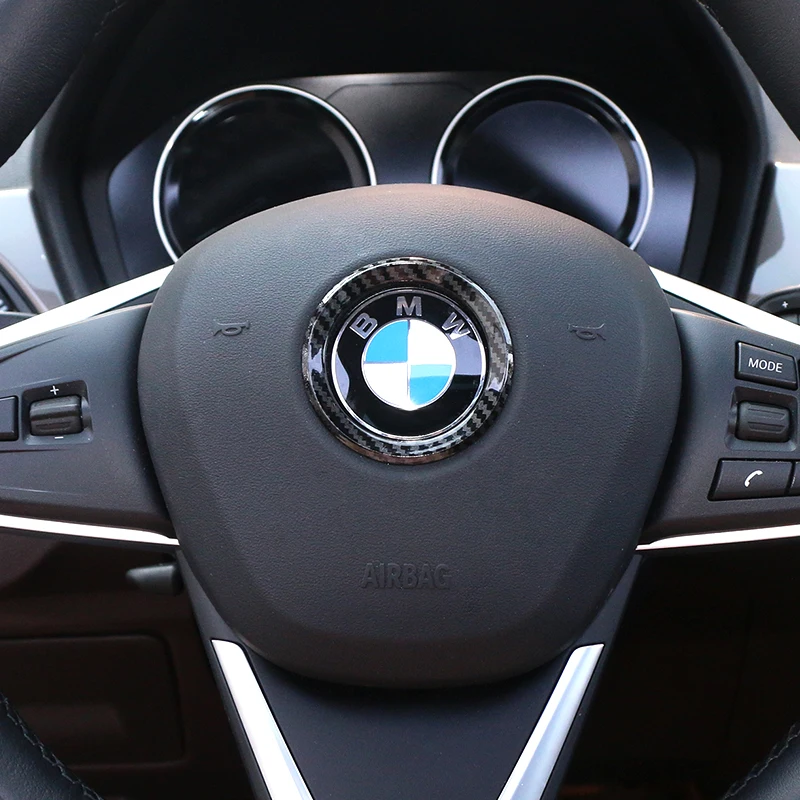 

Car accessories Car Carbon fiber Steering Wheel Center Decoration Case For BMW 1 3 4 5 7 Series M3 M5 E81 E87 F30 34 F10 X1 X3