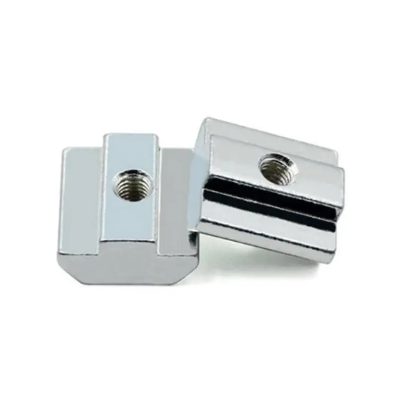 

20pcs 50pcs/lot Tee Sliding Nut T Sliding Hammer Nut Block Square Nuts M5 Nut 2020 Aluminum Profile Slot Zinc Coated Plate#1