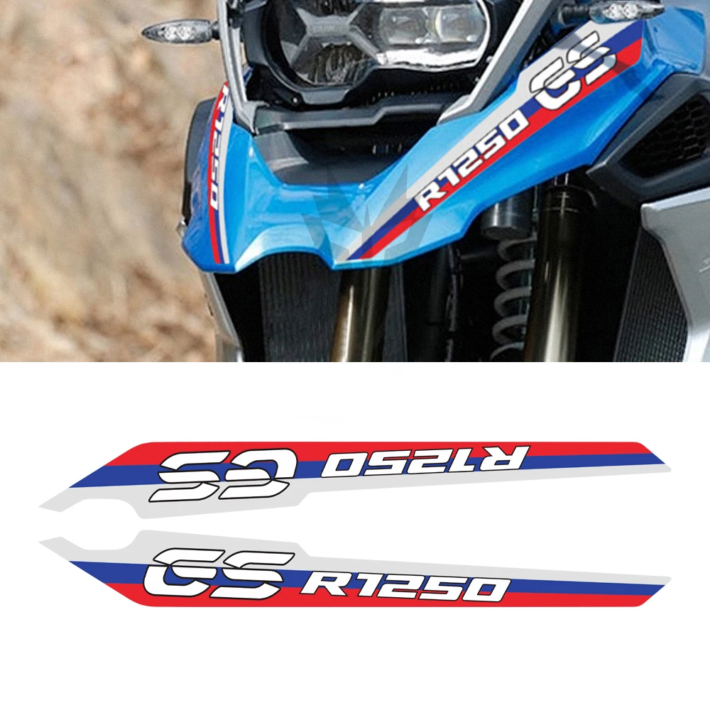 Motorcycle front beak flower sticker R1250GS GS logo sticker Decals case for BMW R1250GS 2017 2018 2019 2020