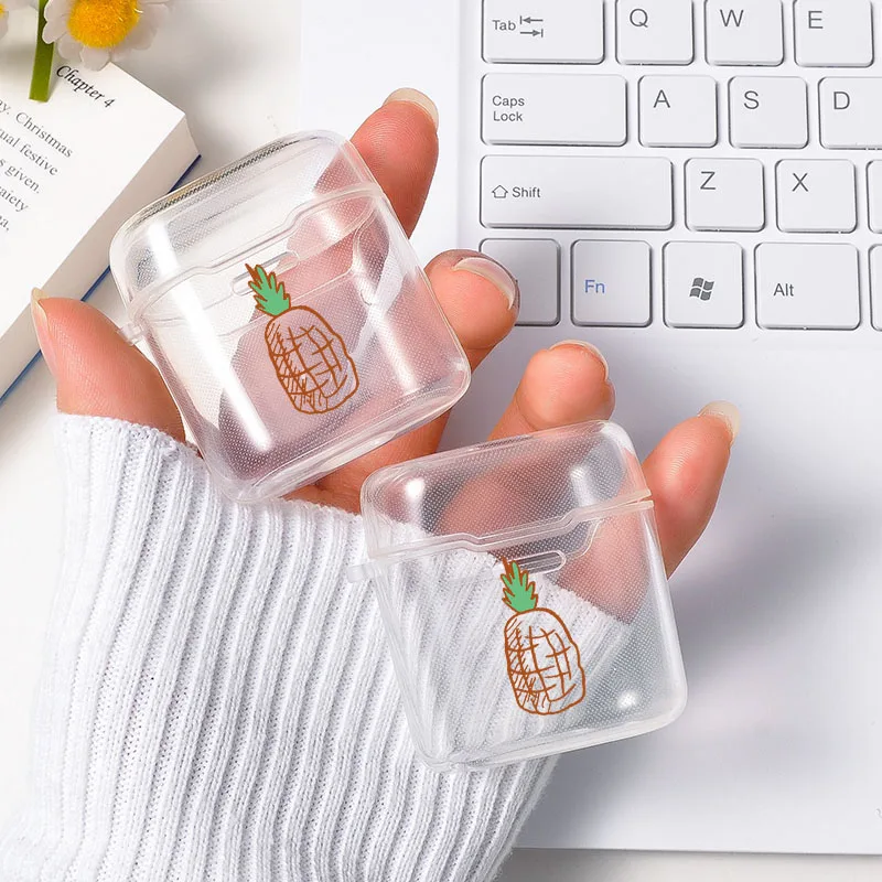 Прозрачный чехол для наушников для huawei Honor FlyPods Fly Pods Pro защитный чехол s Peach Fruit мягкий чехол для Freebuds 2 Pro - Цвет: I200484