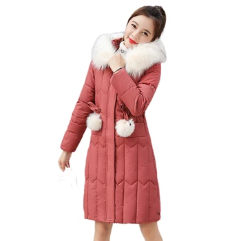 

Nicesnowl autumn&winter sale high quality Women Fashion cotton Down jacket long Parkas warm Jackets new Female winter coat