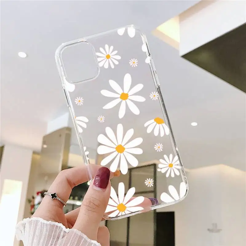Summer Daisy Flowers Phone Case for IPhone 11 13 14 15 Pro