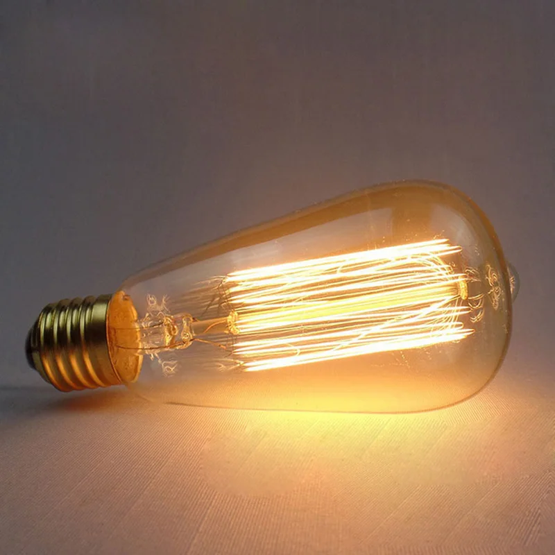 only bulb Светодиодный потолочный светильник современный плафон Домашнее освещение гостиная винтажная лампа с нитью накаливания по форме напоминающей клетку потолочный светильник Lampara Techo подвесной светильник светодиодный - Цвет корпуса: only bulb