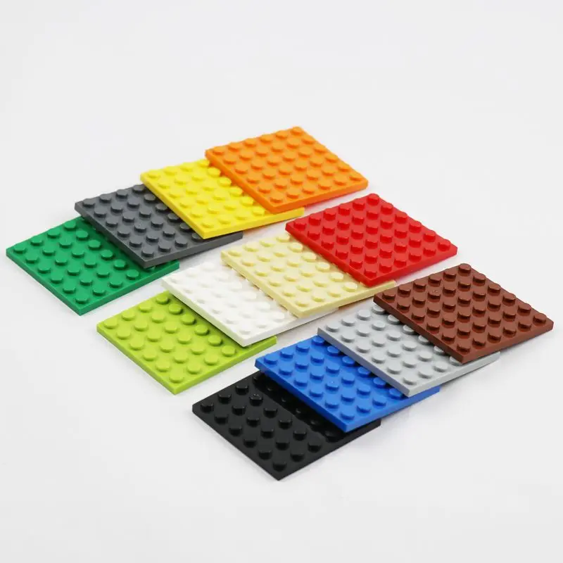 

Plate 6X6 Building Blocks Parts DIY Creative Toys For Kids Compatible With Legoes 3958 Educational MOC Toys 20pcs
