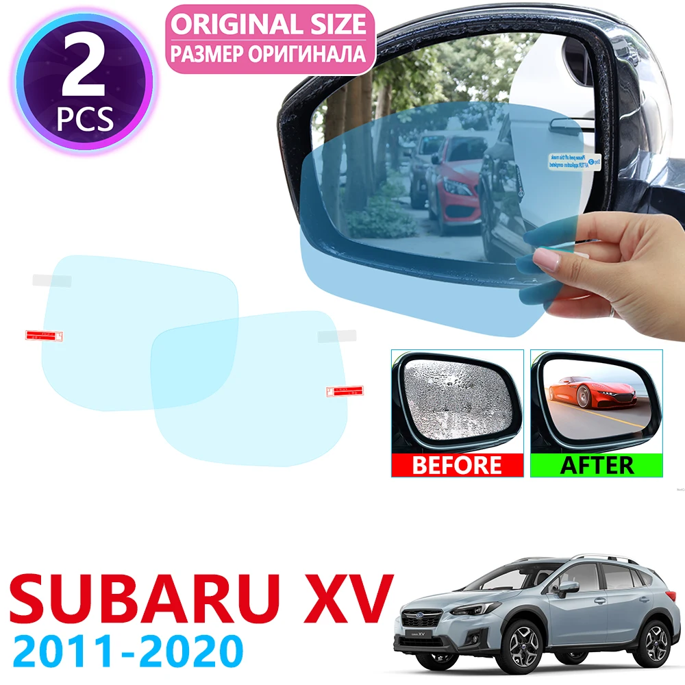 

for Subaru XV Crosstrek WRX STI 2011~2020 Full Cover Rearview Mirror Rainproof Anti Fog Film Accessories 2012 2014 2016 2018