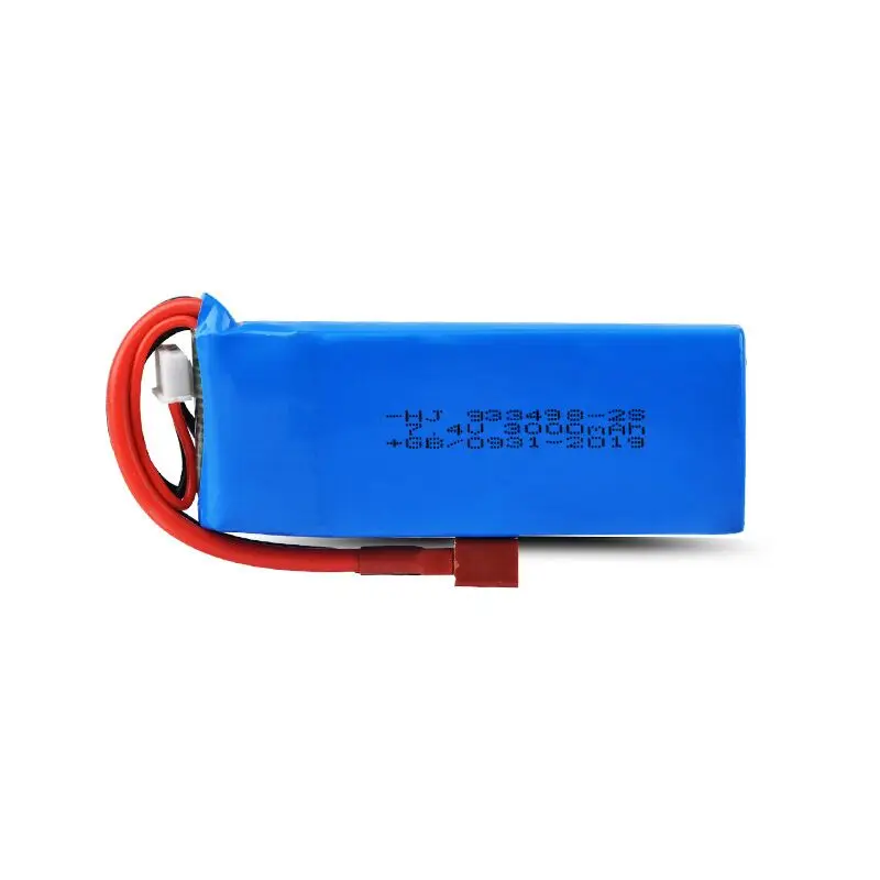Для Wltoys 144001 Car 2s 7 4 V 3000mAh Улучшенная литий полимерная батарея T Plug для 1/14 RC Boat Lipo Battery