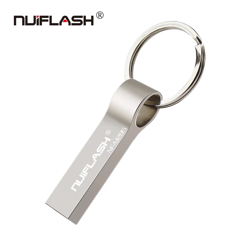 silver Металлический ключ, usb флеш-накопитель, 16 ГБ, серебристая флешка, 64 ГБ, 8 ГБ, 4 Гб, usb 2,0, флеш-накопитель, 32 ГБ, 128 ГБ, usb флеш-накопитель, печать логотипа - Цвет: silver