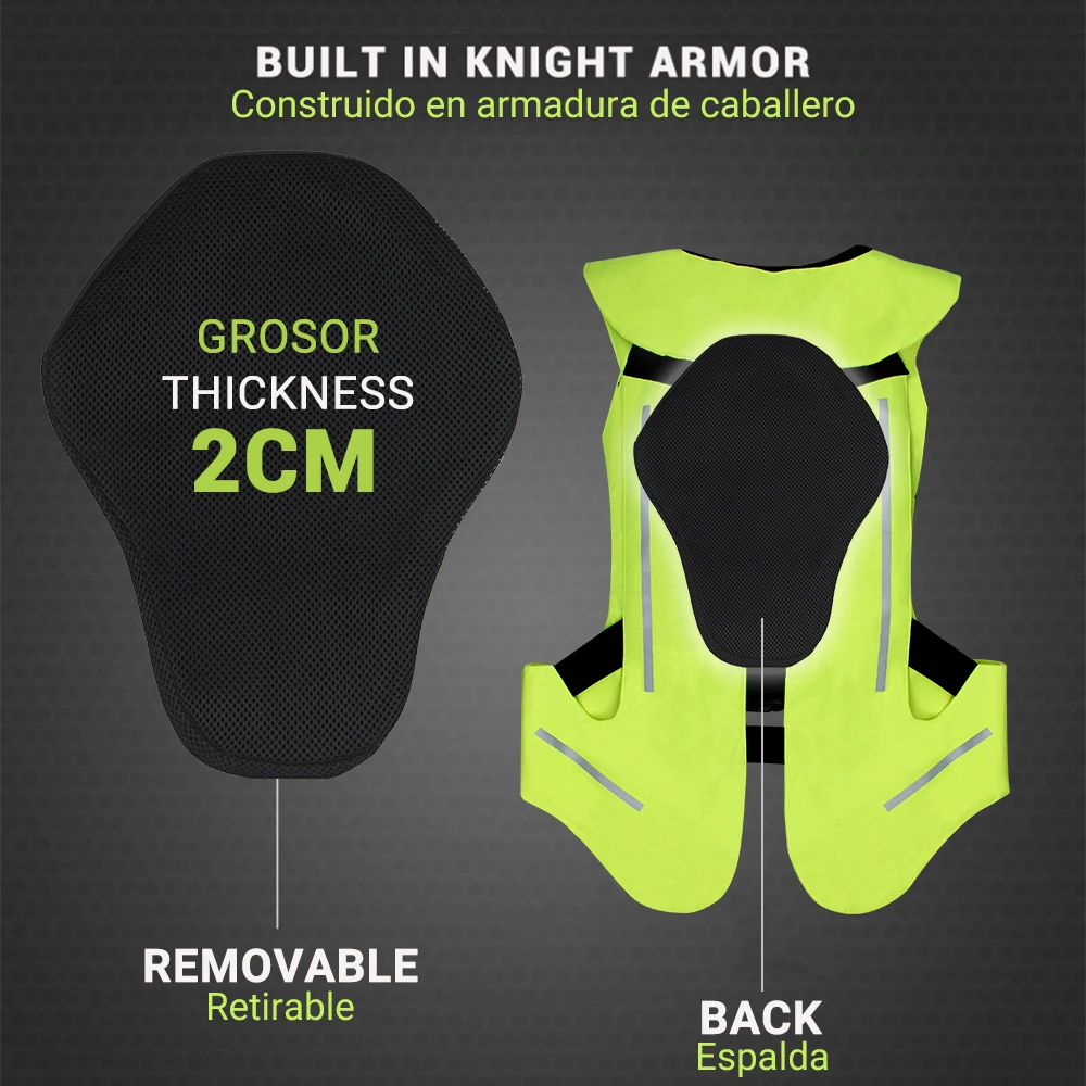 New Motorcycle Jacket Motorcycle Air Bag Vest Moto Air-bag Vest Motocross Racing Riding Airbag System Airbag CE Protector