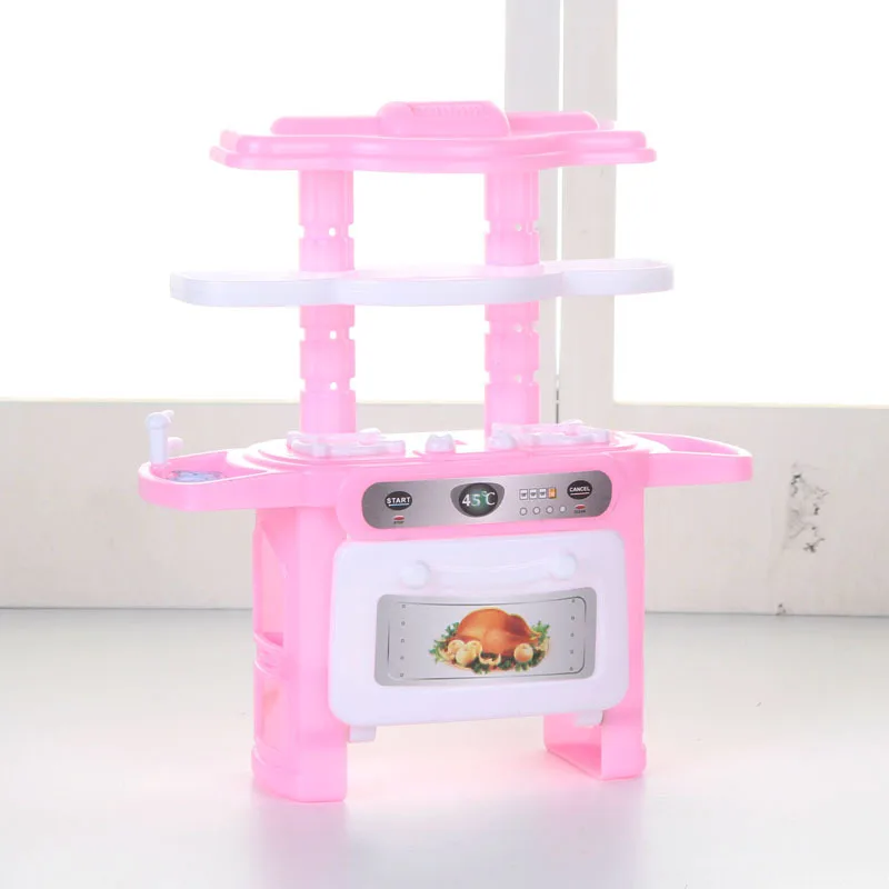 Кукла Барби мини кухонная плита Новый стиль Маленькая плита Келли ддунг печь-набор кухонных принадлежностей