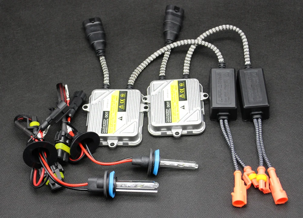 55W Быстрый яркий HID Xenon комплект H7 H8 H9 H11 фар автомобиля H4 H1 D2H 9005 9006 HB3 HB4 тонкий балласт 3000K 4300K 6000K 8000K 10000K