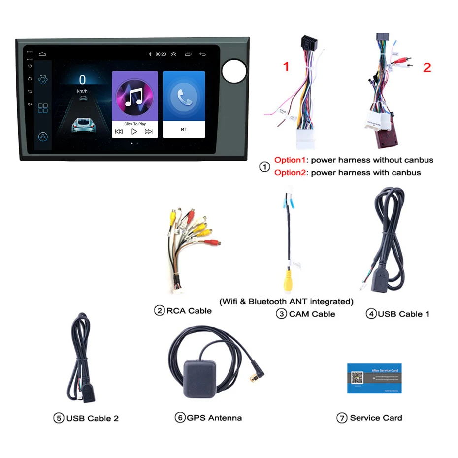 For Honda BRV- RHD Car Radio Multimedia Video Player Navigation GPS Android 8.1 Accessories SWC BT WIFI Sedan No dvd