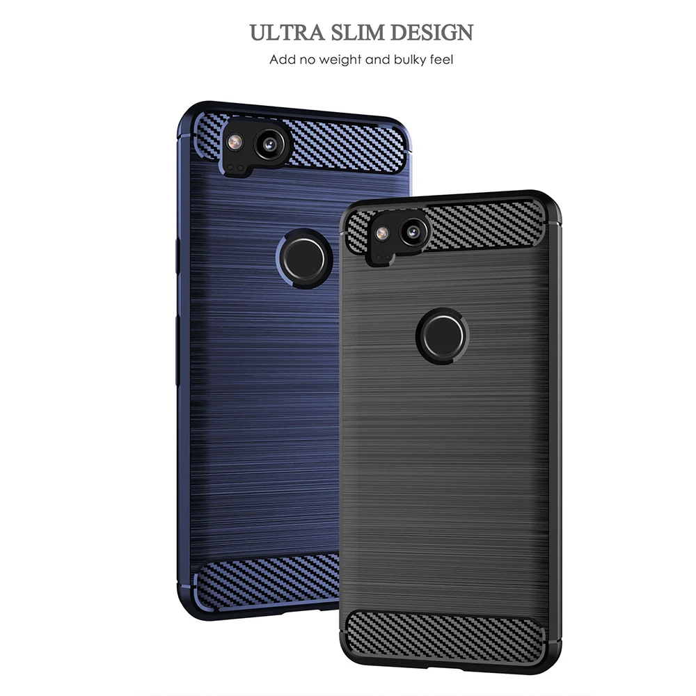 Мягкий чехол из углеродного силиконовый чехол для телефона для Google Pixel 3a XL углеродного волокна заднего бампера крышка Pixel3a 3aXL на возраст 2, 3, 4, 2XL Pixel3 3XL Pixel4 4XL Pixel3aXL
