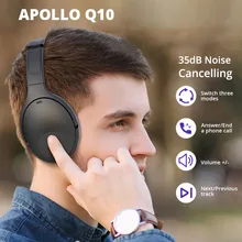 Tronsmart – écouteurs Bluetooth d'origine Apollo Q10, casque d'écoute sans fil avec suppression du bruit actif, commande tactile/application