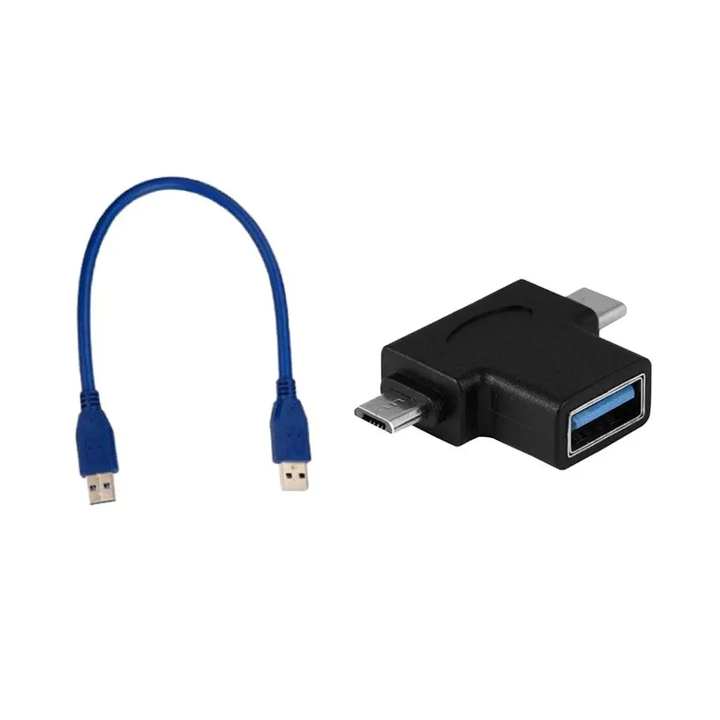 Baosity 2-в-1 Micro Usb Тип C Otg адаптер Usb-c штекер Micro Usb "папа" в Usb-3,0 Женский конвертер где бы вы ни находились