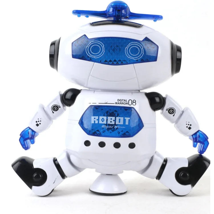 

Alien Dancing Electric Robot 360-Degree Rotating Light And Sound Infrared Stall Taobao Hot Selling Toy