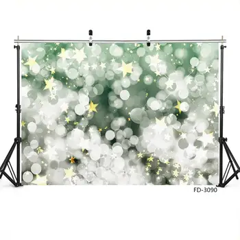 

Christmas Glitter Stars Polka Dot Vinyl Photography Background Decor Children Newborn Baby Party Backdrop For Photo Studio Props