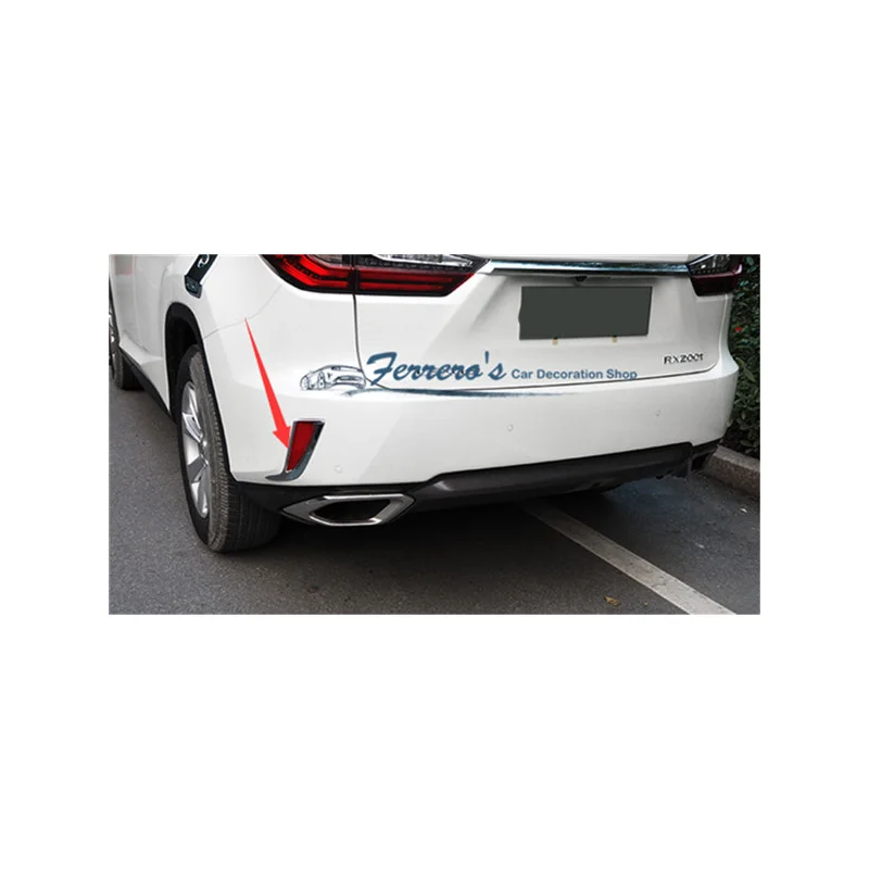 

For 2016 Lexus RX Car Styling After Fog Lamp Cover Decorates Sequins Car Accessories 2PCS High Quality